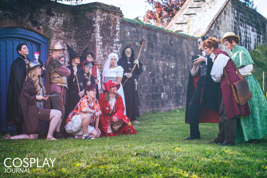 Citizens pose for the Ankh-Morpork Times Citizens pose for the Ankh-Morpork Times