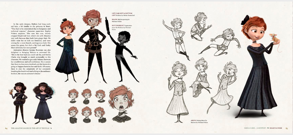 The Art of Maurice - Malicia character development