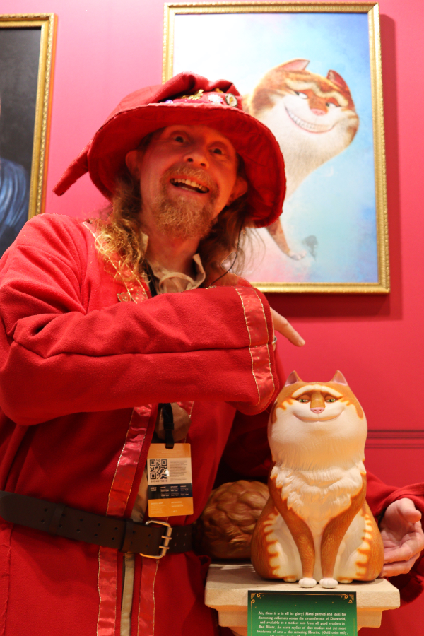 Blu Goblin's Maurice with a Wizzard for Scale