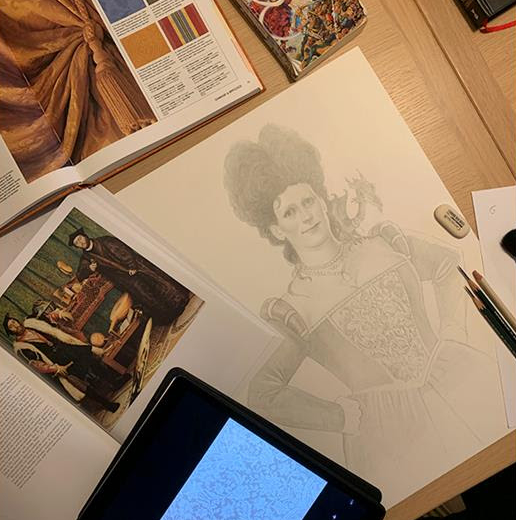 Lady Sybil by Paul Kidby Lady Sybil by Paul Kidby