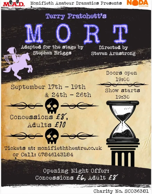 Poster for Mort performed by Monifieth Amateur Dramatics