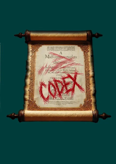 Poster for The Shakespeare Codex performed by Richmond Shakespeare Society