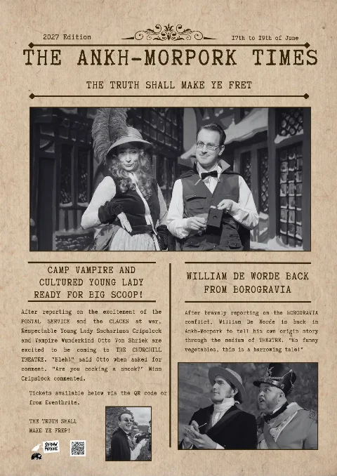 Poster for The Truth performed by Strawmoddie Theatre Company