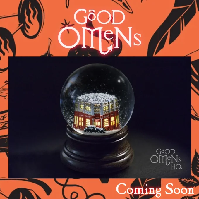 Good Omens Snow Globe Images of the Good Omens Snow Globe