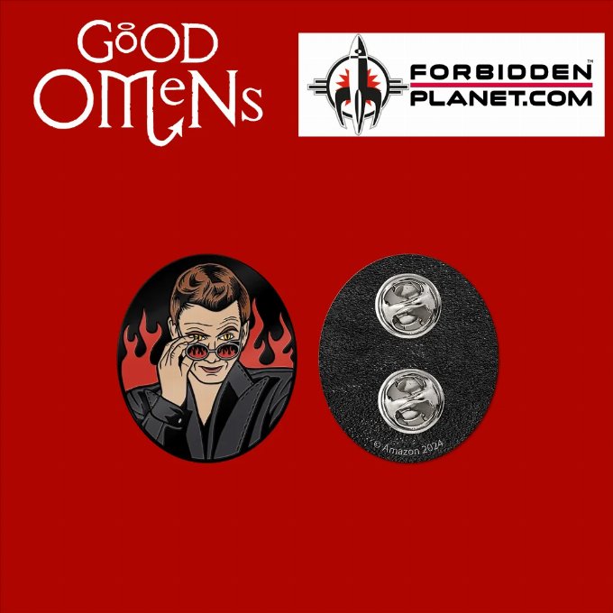 Good Omens:  Enamel Pin Badge: Crowley